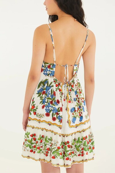 FotoVestido curto amor de fruta lenço Farm