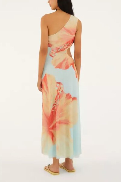 FotoVestido ombro só tule vestida de flor Farm