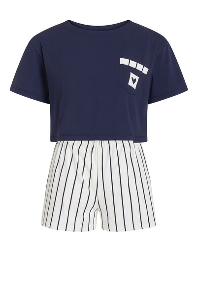 Foto Short doll com cropped long