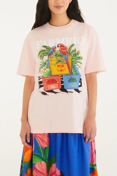 Foto Tshirt media engradados farm rio Farm