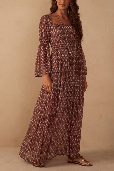 Foto Vestido bata estampa essência Dress to