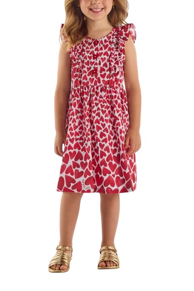 Foto Vestido corações manga curta Up Baby