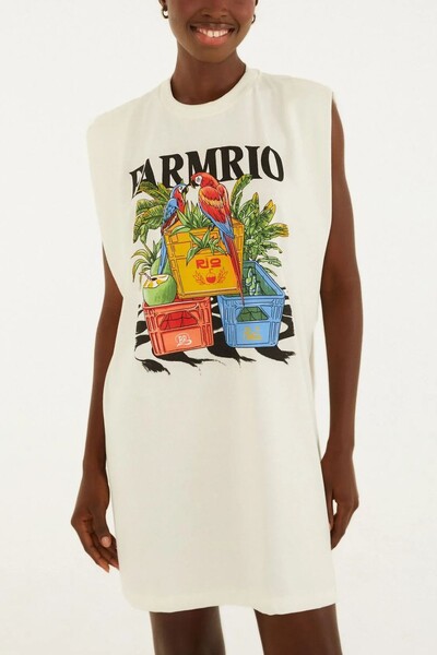 Foto Vestido curto engradados farm rio Farm