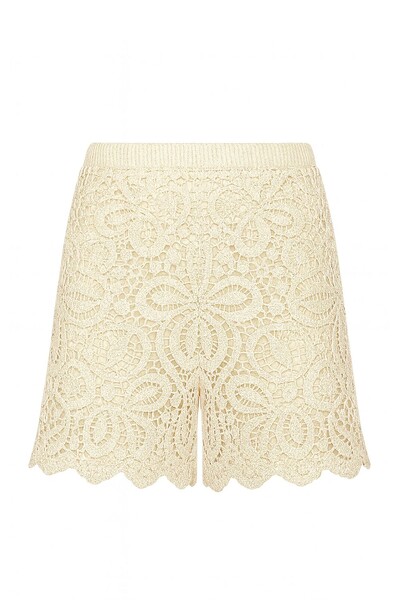 Foto Shorts crochê trevo Kwi