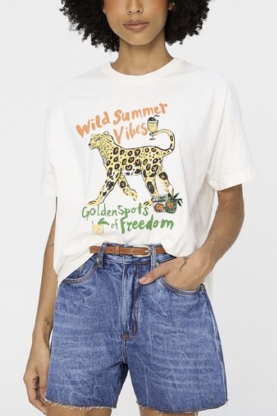 Foto Tshirt malha summer jaguar Animale