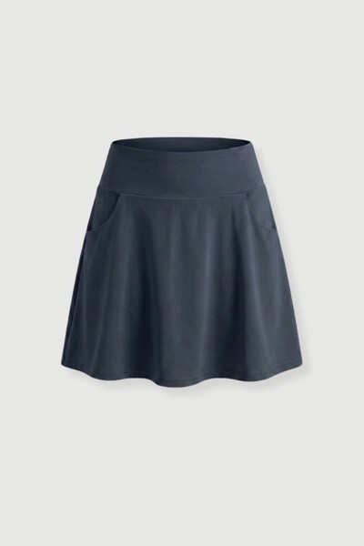 Foto Short saia fitness cintura alta com bolsos laterais Kwi