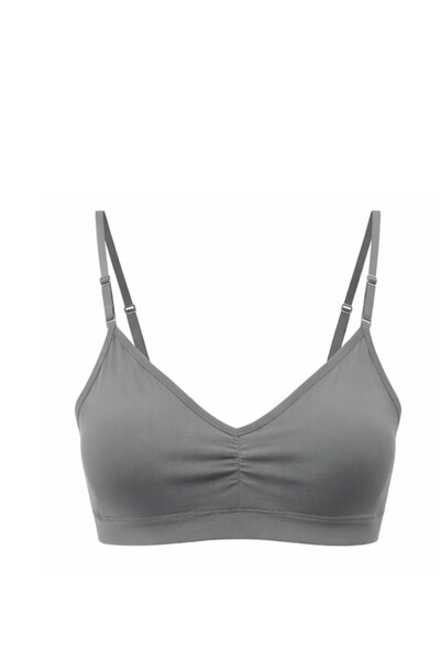 Foto Top franzido fitness em poliamida Kwi