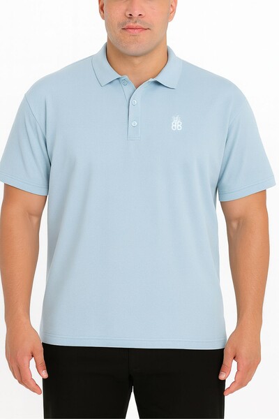 Foto Camisa polo masculina plus size Kwi