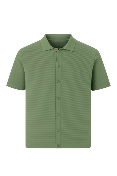 Foto Camisa tricot masculina Kwi