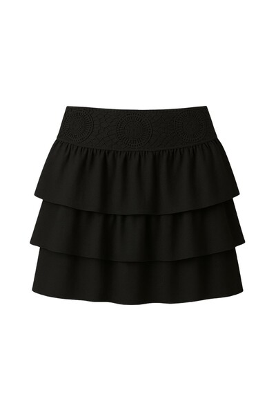 Foto Saia curta babado Kwi