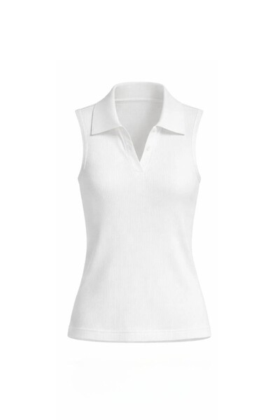 Foto Polo em poliamida fitness sem manga Kwi