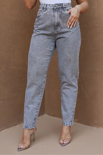 Foto Calça jeans mom cintura alta Consciência Jeans