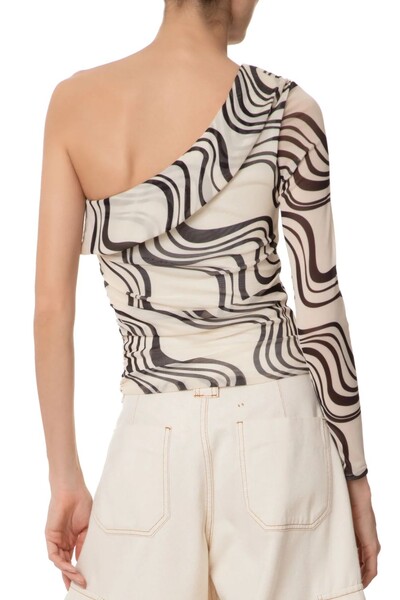FotoBlusa tule estampa fluir Dress to