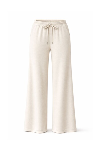 Foto Calça feminina reta em neoprene com cordão Kwi