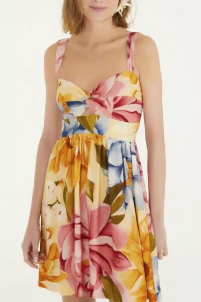 Foto Vestido curto floral rebeca Farm