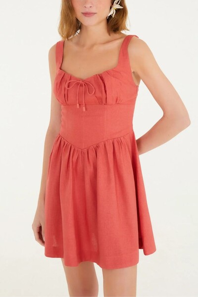 Foto Vestido curto corselet Farm