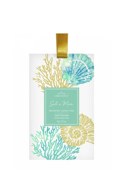 Foto Sachê perfumado essência sal e mar Greenswet