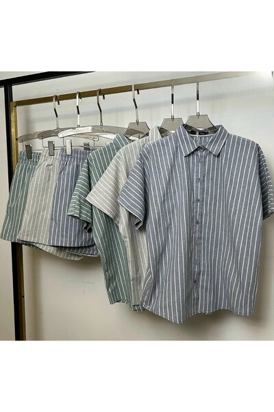 FotoCamisa feminina risca de giz Kwi