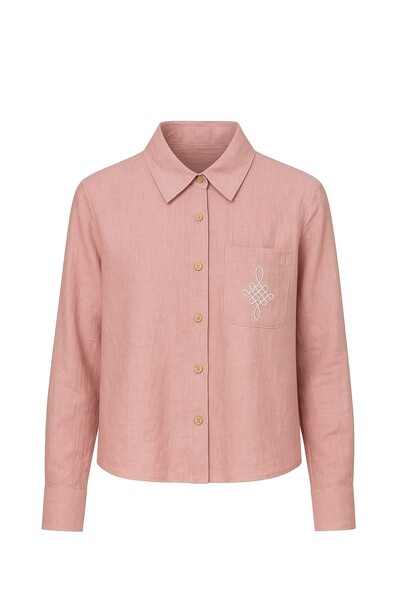 FotoCamisa com bolso feminina Kwi