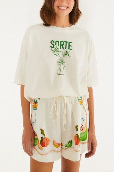 Foto Short coquetel lenço Farm