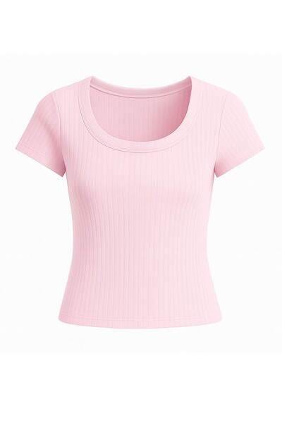 Foto Blusa baby look canelada feminina Kwi