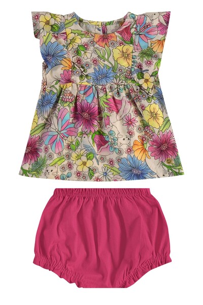 Foto Conjunto blusa e calcinha em tecido Up Baby