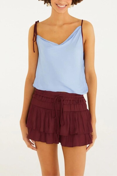 Foto Short saia babados Farm