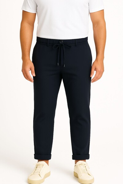 Foto Calça de alfaiataria esportiva com cordão Kwi