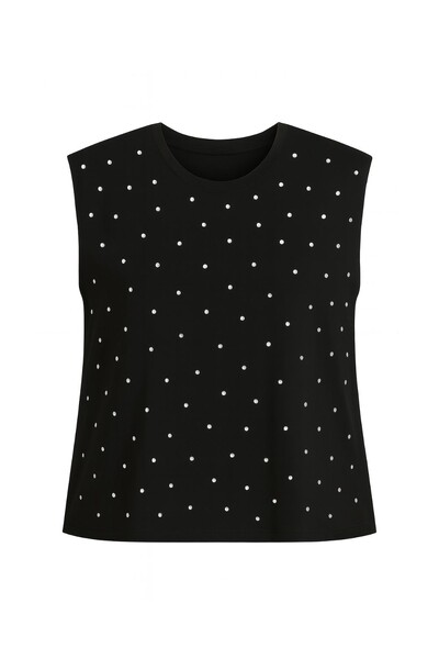 Foto Blusa plus size muscle com aplicação de strass Kwi
