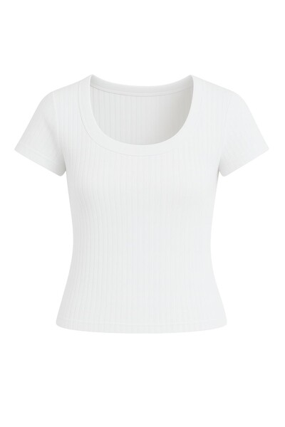 Foto Blusa baby look canelada feminina Kwi
