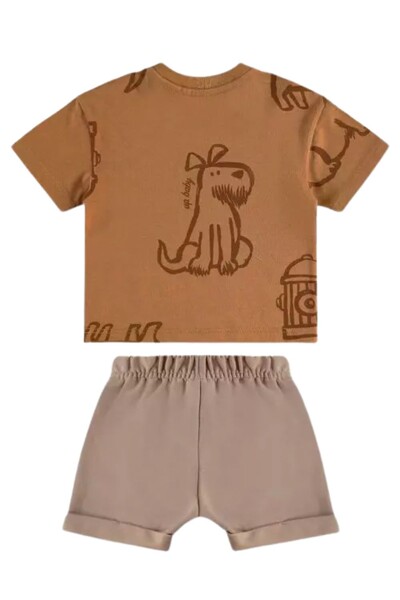 FotoConjunto camiseta malha e bermuda moletom Up Baby