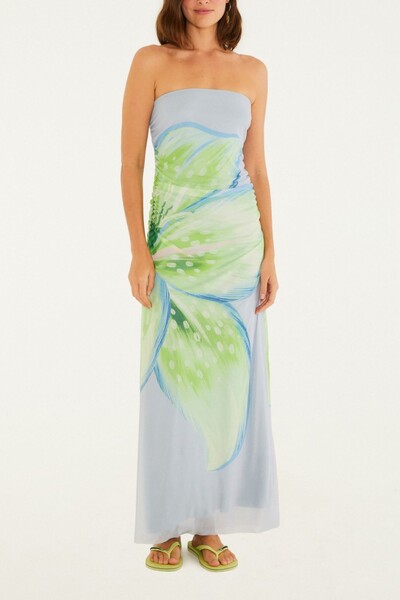 Foto Vestido tule lirio tropical Farm
