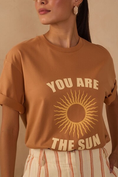 FotoT-shirt silk the sun Dress to