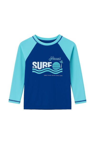 Foto Blusa infantil manga longa uv surf Kwi