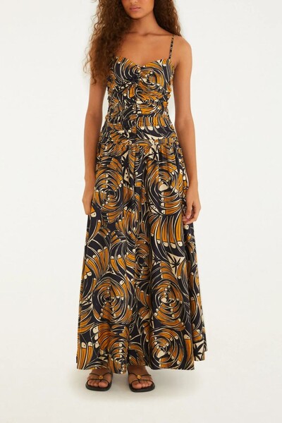 Foto Vestido longo leque de tucano Farm