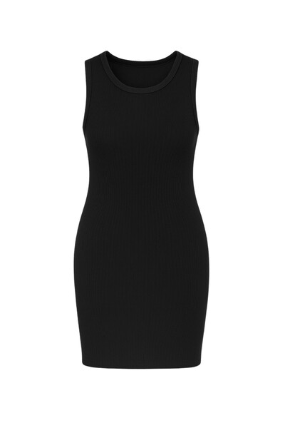 Foto Vestido curto sem manga feminino Kwi