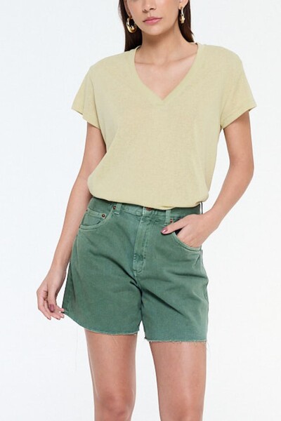 Foto Bermuda sarja trapézio stoned Animale Jeans