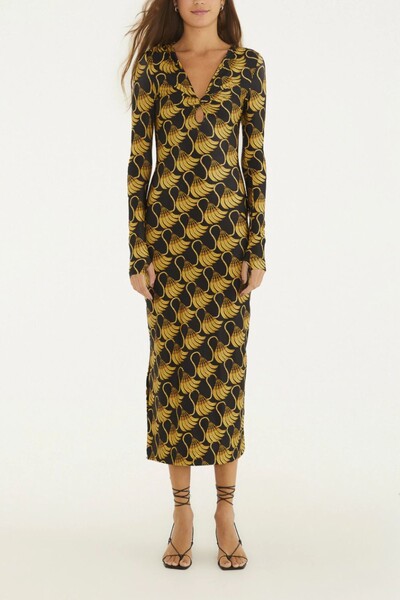 Foto Vestido midi banana tassel mini Farm