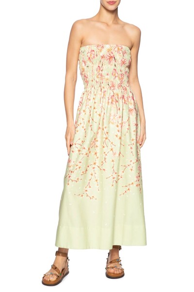 Foto Vestido midi flor de cerejeira Farm