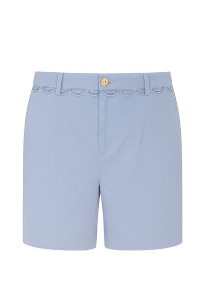 Foto Short plus size detalhe renda Kwi