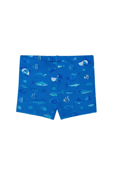 Foto Sunga infantil estampada tubarão e peixes Kwi