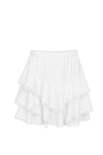 Foto Saia curta com babado Kwi