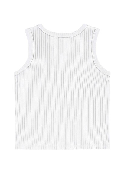 FotoBlusa sem manga em ribana canelada Up Baby