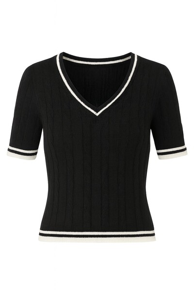 Foto Blusa tricot gola v Kwi