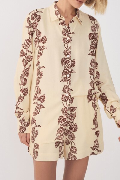 Foto Camisa cambraia estampa inspira Dress to