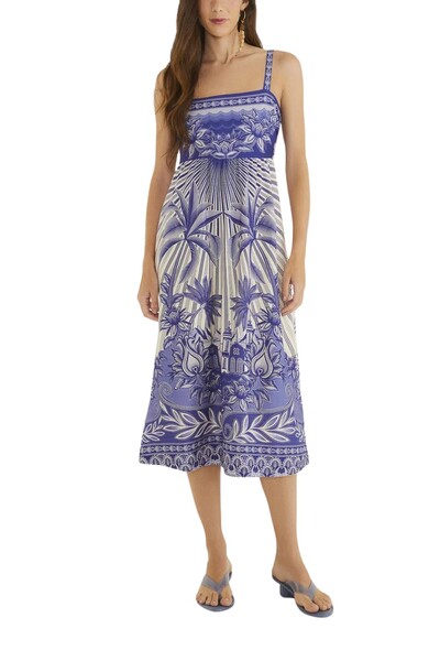 Foto Vestido midi afeto tropical Farm
