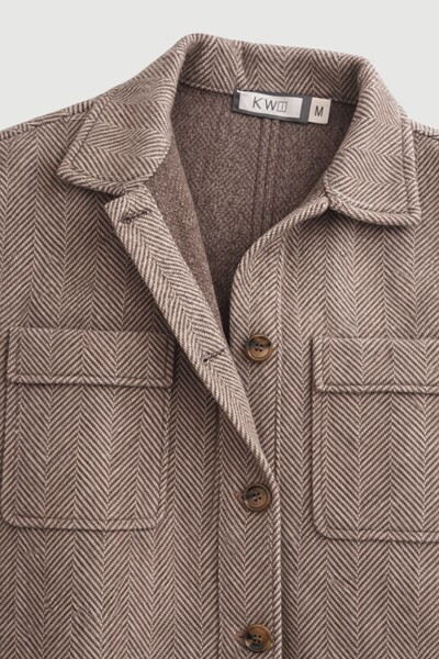 FotoCasaco feminino em lã batida Kwi