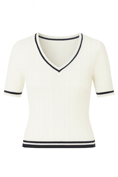 Foto Blusa tricot gola v Kwi