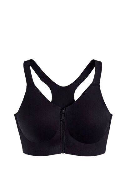 Foto Top fitness zíper em poliamida Kwi