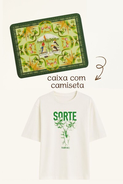 Foto Tshirt ampla sorte edição especial com caixa de presente Farm